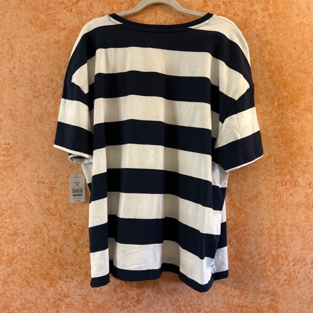 🍁NEW YEAR SALE🍁TIME And TRU Striped Tshirt XXXL - Picture 2 of 5